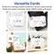 Avery 4" x 6" Rectangle Flourished Edge, Glossy White Postcards